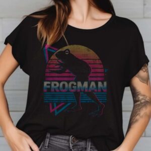 Loveland Frogman Retro 80s Synthwave Shirt