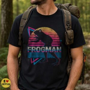Loveland Frogman Retro 80s Synthwave Shirt