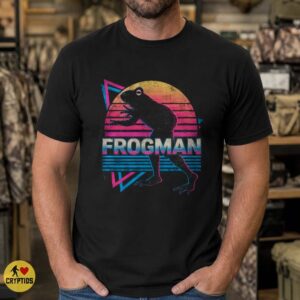 Loveland Frogman Retro 80s Synthwave Shirt