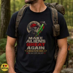 Make Aliens Great Again Retro UFO Meme T-Shirt 6 Make Aliens Great Again Retro UFO Meme Shirt