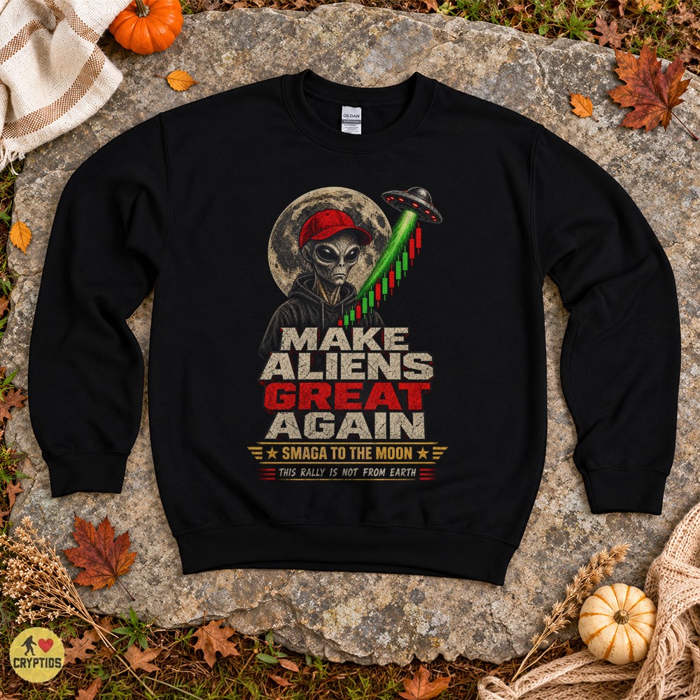 Make Aliens Great Again Retro UFO Meme T-Shirt 4 Make Aliens Great Again Retro UFO Meme Shirt