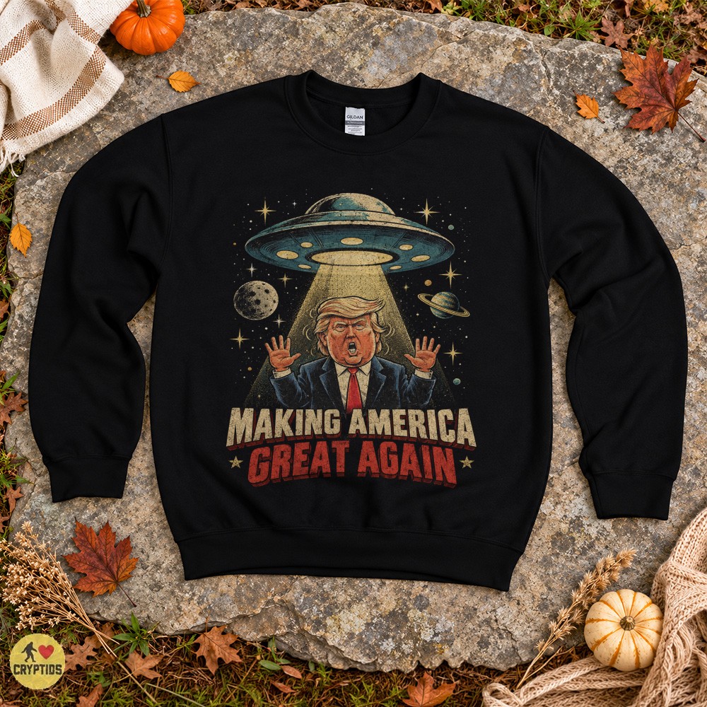 Making America Great Again Trump UFO T-Shirt Political Satire 4 Making America Great Again Trump UFO Shirt Political Satire