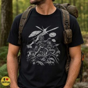Mars Attacks Alien Invasion T-Shirt, Martian Ray Gun Battle 8 Mars Attacks Alien Invasion Shirt, Martian Ray Gun Battle
