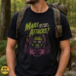 Mars Attacks Nice Planet We’ll Take It Retro Alien T-Shirt 6 Mars Attacks Nice Planet We’ll Take It Retro Alien Shirt