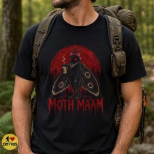 Moth Ma’am Cute Mothman Coffee T-Shirt Women Girls 6 Moth Ma’am Cute Mothman Coffee Shirt Women Girls