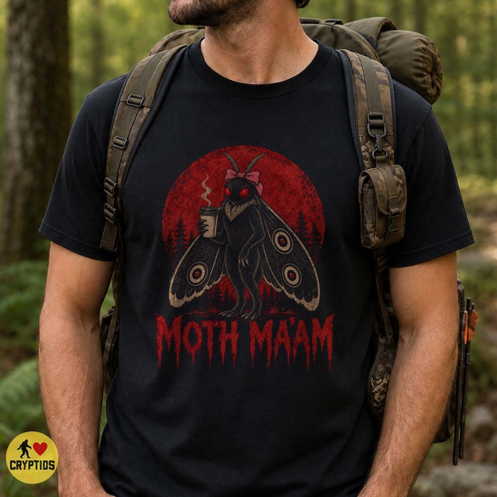 Moth Ma’am Cute Mothman Coffee T-Shirt Women Girls 3 Moth Ma’am Cute Mothman Coffee Shirt Women Girls