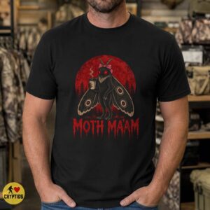 Moth Ma’am Cute Mothman Coffee T-Shirt Women Girls 7 Moth Ma’am Cute Mothman Coffee Shirt Women Girls
