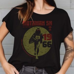 Mothman 5K Point Pleasant Shirt, Retro 1966 Cryptid Race