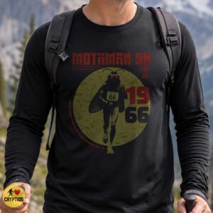 Mothman 5K Point Pleasant Shirt, Retro 1966 Cryptid Race