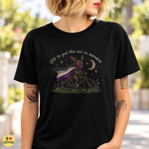 Mothman Ace Pride Asexual Cycling Cryptid Shirt