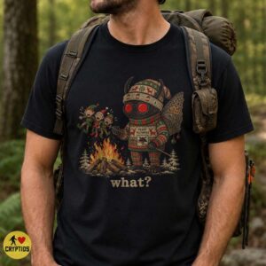 Mothman Merry Mothmas Roasting Elves Christmas Shirt Funny