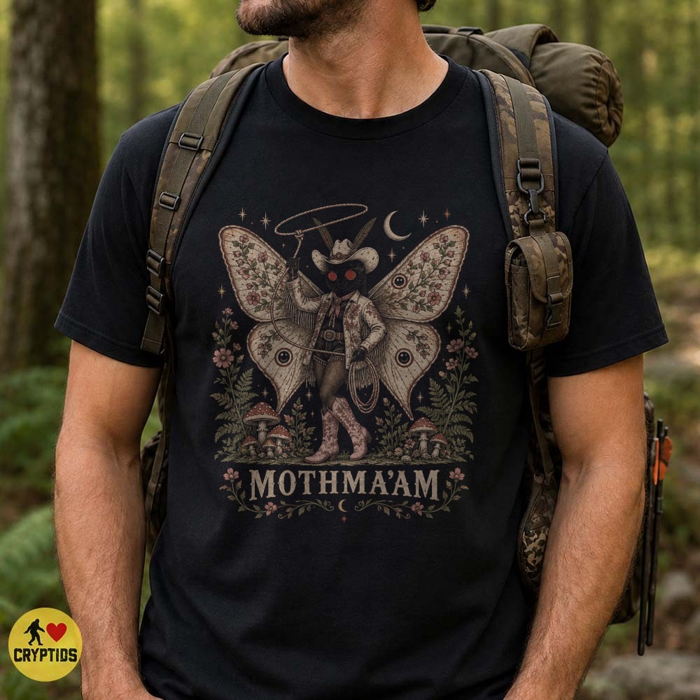 Mothman Mothma'am Vintage Cowgirl Western T-Shirt 3 Mothman Mothma'am Vintage Cowgirl Western Shirt