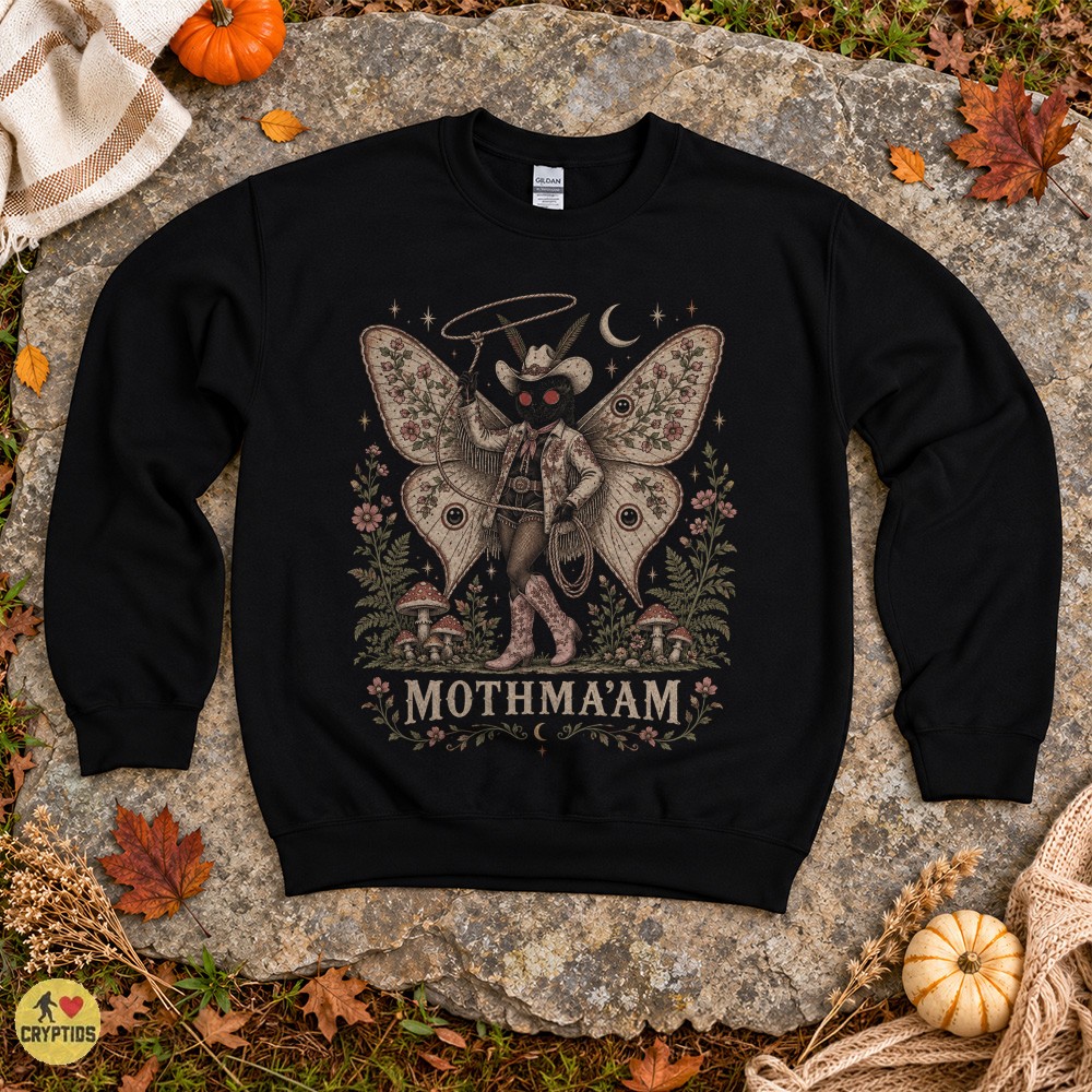 Mothman Mothma'am Vintage Cowgirl Western T-Shirt 1 Mothman Mothma'am Vintage Cowgirl Western Shirt