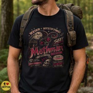 Mothman Museum Point Pleasant WV Vintage Crypti T-Shirt 6 Mothman Museum Point Pleasant WV Vintage Crypti Shirt