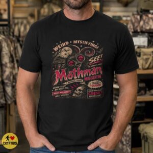 Mothman Museum Point Pleasant WV Vintage Crypti T-Shirt 7 Mothman Museum Point Pleasant WV Vintage Crypti Shirt