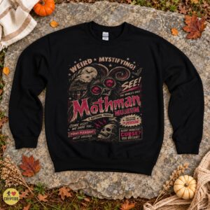 Mothman Museum Point Pleasant WV Vintage Crypti Shirt