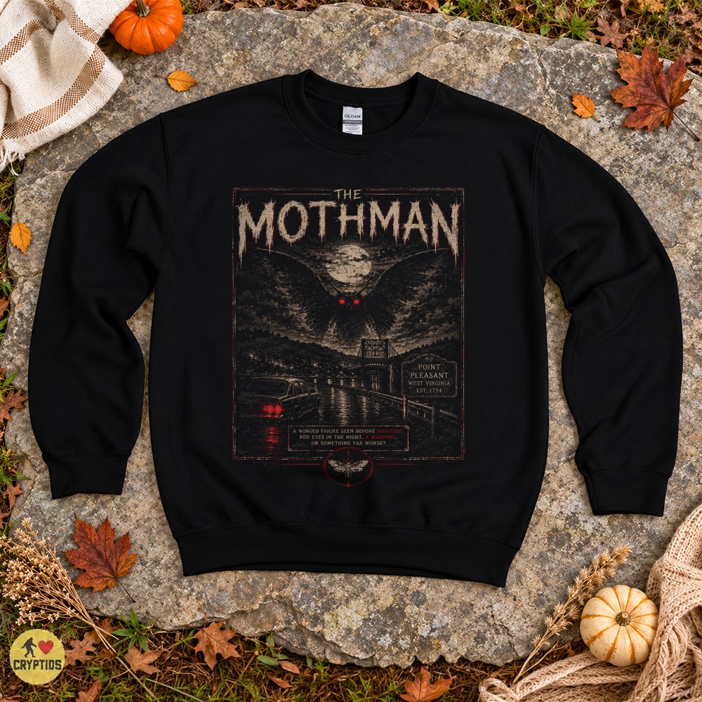 Mothman Warning Point Pleasant West Virginia T-Shirt 1 Mothman Warning Point Pleasant West Virginia Shirt