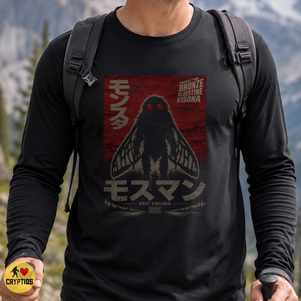 Mothman West Virginia Japanese Kaiju Aesthetic T-Shirt 3 Mothman West Virginia Japanese Kaiju Aesthetic Shirt