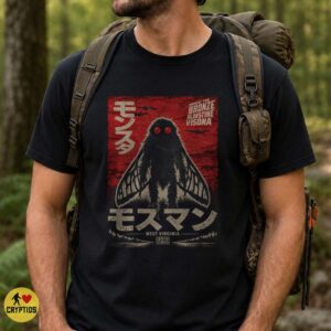 Mothman West Virginia Japanese Kaiju Aesthetic T-Shirt 8 Mothman West Virginia Japanese Kaiju Aesthetic Shirt