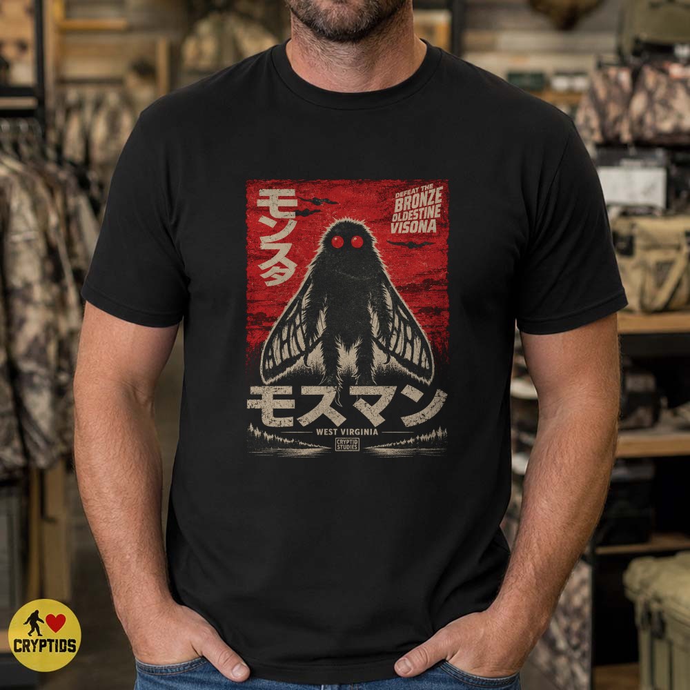 Mothman West Virginia Japanese Kaiju Aesthetic T-Shirt 5 Mothman West Virginia Japanese Kaiju Aesthetic Shirt
