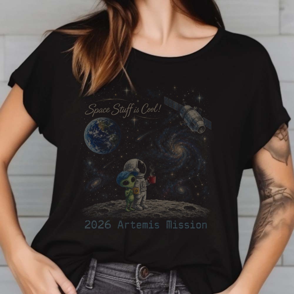 NASA Artemis Mission Space Exploration Cute Alien Vintage T-Shirt 1 NASA Artemis Mission Space Exploration Cute Alien Vintage Shirt