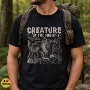 Nocturnal Animals Creature of the Night Shirt, Vintage Wildlife