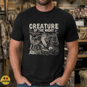 Nocturnal Animals Creature of the Night Shirt, Vintage Wildlife