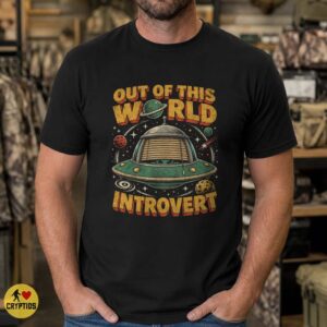 Out of This World Alien Introvert UFO Vintage Shirt