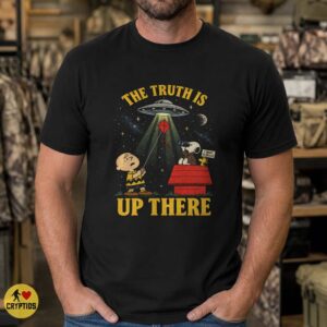 Peanuts UFO Retro Cosmic T-Shirt, Charlie Brown Snoopy Alien Encounter 6 Peanuts UFO Retro Cosmic Shirt, Charlie Brown Snoopy Alien Encounter