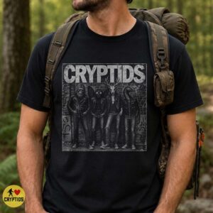Ramones Cryptids Punk Rock Band Shirt, Bigfoot Mothman Wendigo Nessie