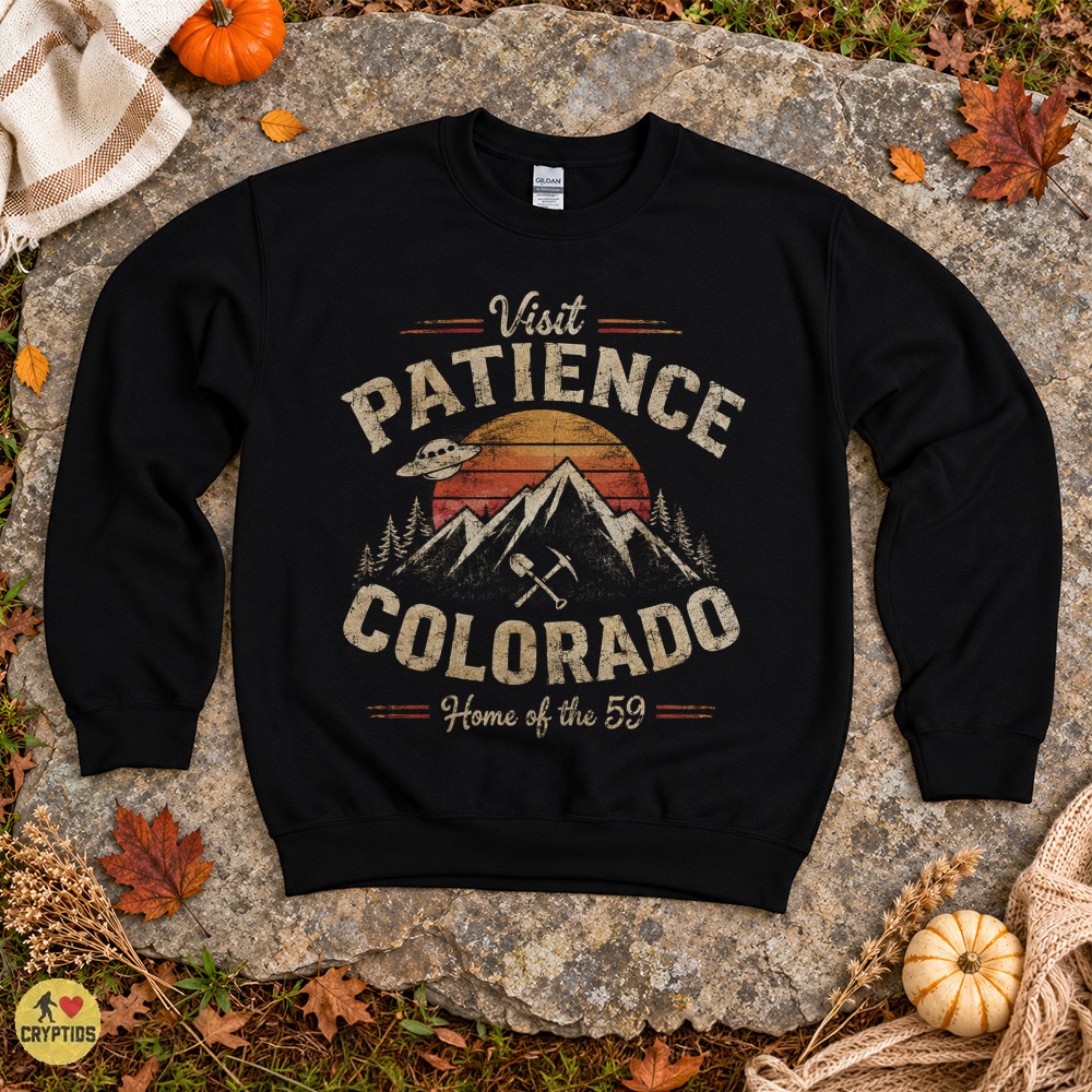 Resident Alien Patience Colorado T-Shirt, The 59 UFO Vintage Retro Design 4 Resident Alien Patience Colorado Shirt, The 59 UFO Vintage Retro Design