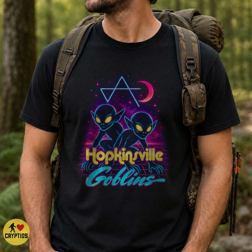 Retro 80s Synthwave Alien Hopkinsville Goblins T-Shirt 3 Retro 80s Synthwave Alien Hopkinsville Goblins Shirt