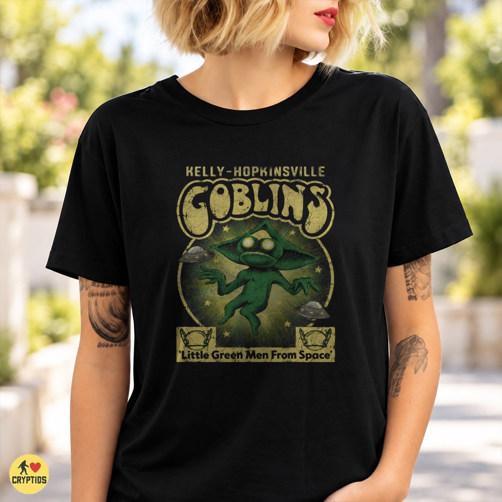 Retro Kelly-Hopkinsville Goblins Little Green Men T-Shirt 1 Retro Kelly-Hopkinsville Goblins Little Green Men Shirt