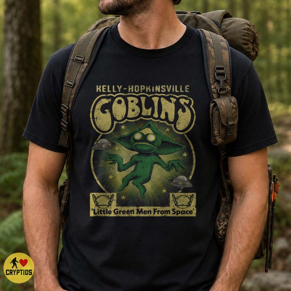 Retro Kelly-Hopkinsville Goblins Little Green Men T-Shirt 2 Retro Kelly-Hopkinsville Goblins Little Green Men Shirt