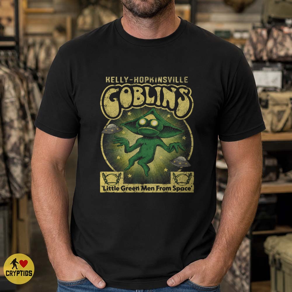 Retro Kelly-Hopkinsville Goblins Little Green Men T-Shirt 3 Retro Kelly-Hopkinsville Goblins Little Green Men Shirt