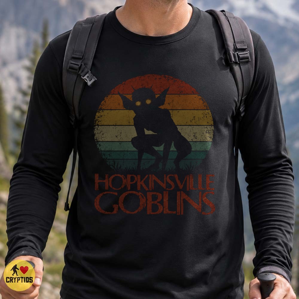 Retro Sunset Hopkinsville Goblins UFO T-Shirt 3 Retro Sunset Hopkinsville Goblins UFO Shirt