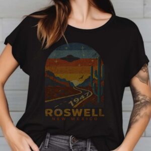 Roswell 1947 UFO Road Trip T-Shirt, New Mexico Alien 7 Roswell 1947 UFO Road Trip Shirt, New Mexico Alien