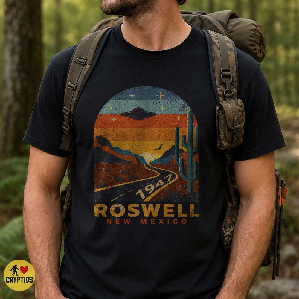 Roswell 1947 UFO Road Trip T-Shirt, New Mexico Alien 5 Roswell 1947 UFO Road Trip Shirt, New Mexico Alien
