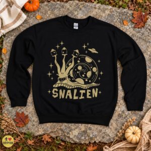 Snalien UFO Funny Vintage Alien Snail Space T-Shirt 7 Snalien UFO Funny Vintage Alien Snail Space Shirt