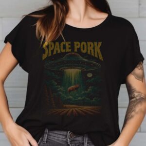 Space Pork UFO Abduction Shirt