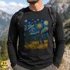 Starry Night Alien Encounter Shirt, Van Gogh Inspired