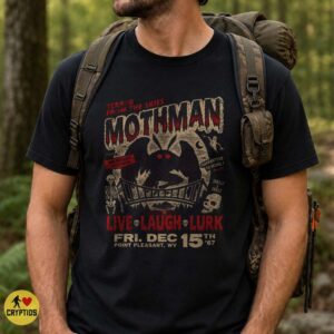 Terror From the Skies Live Laugh Lurk Mothman Silver Bridge 1967 T-Shirt 5 Terror From the Skies Live Laugh Lurk Mothman Silver Bridge 1967 Shirt
