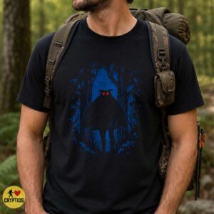 Thicc Mothman Funny Big Booty Cryptid Dark Forest Shirt