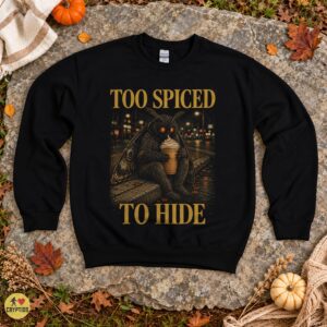 Too Spiced To Hide Coffee Mothman T-Shirt Vintage Horror 7 Too Spiced To Hide Coffee Mothman Shirt Vintage Horror