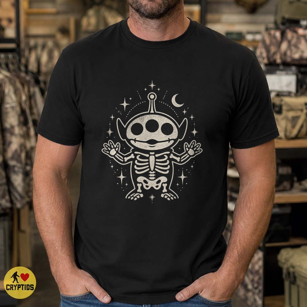 Toy Story Alien Skeleton X-Ray Space Creature Vintage T-Shirt 4 Toy Story Alien Skeleton X-Ray Space Creature Vintage Shirt