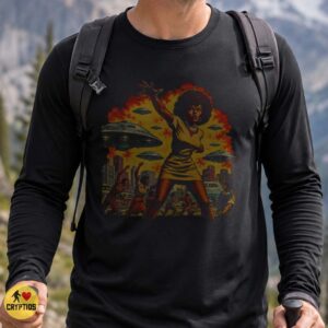 UFO Alien Invasion Shirt, Retro 1970s Sci-Fi