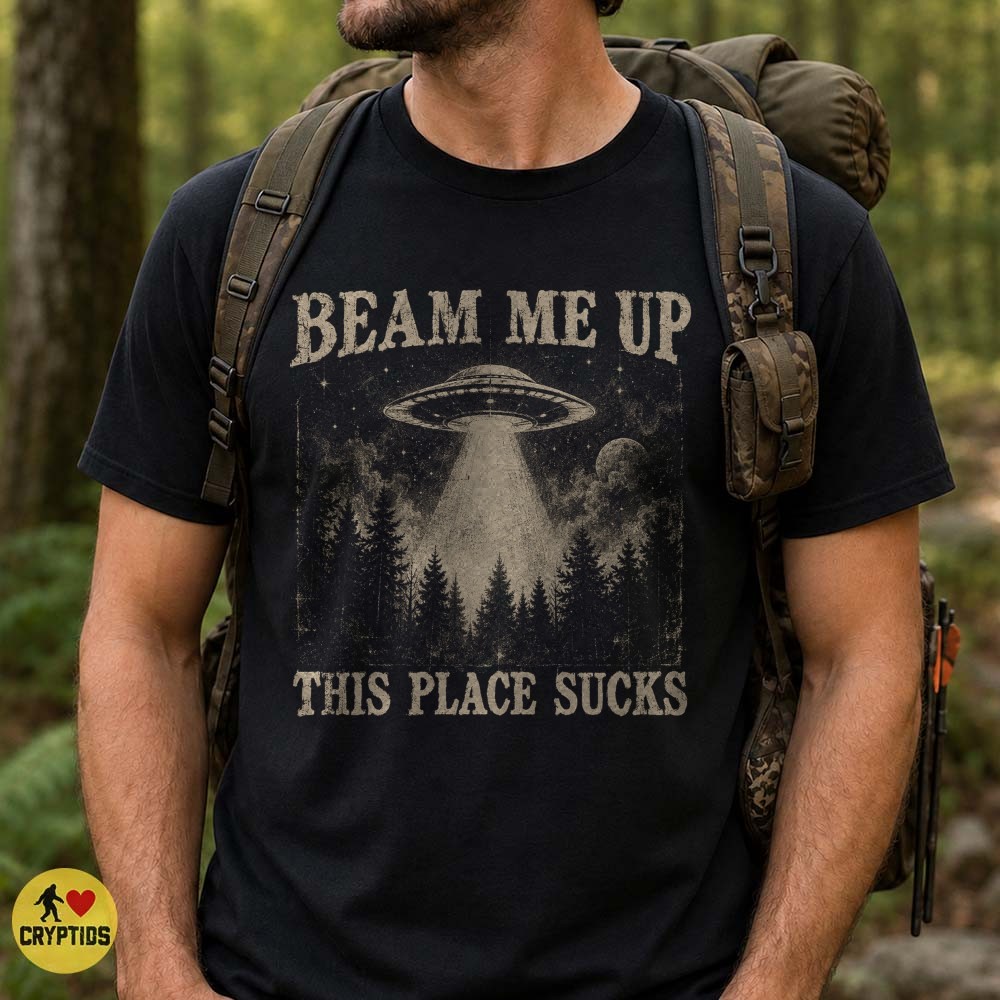 UFO Beam Me Up This Place Sucks Funny T-Shirt Vintage 2 UFO Beam Me Up This Place Sucks Funny Shirt Vintage