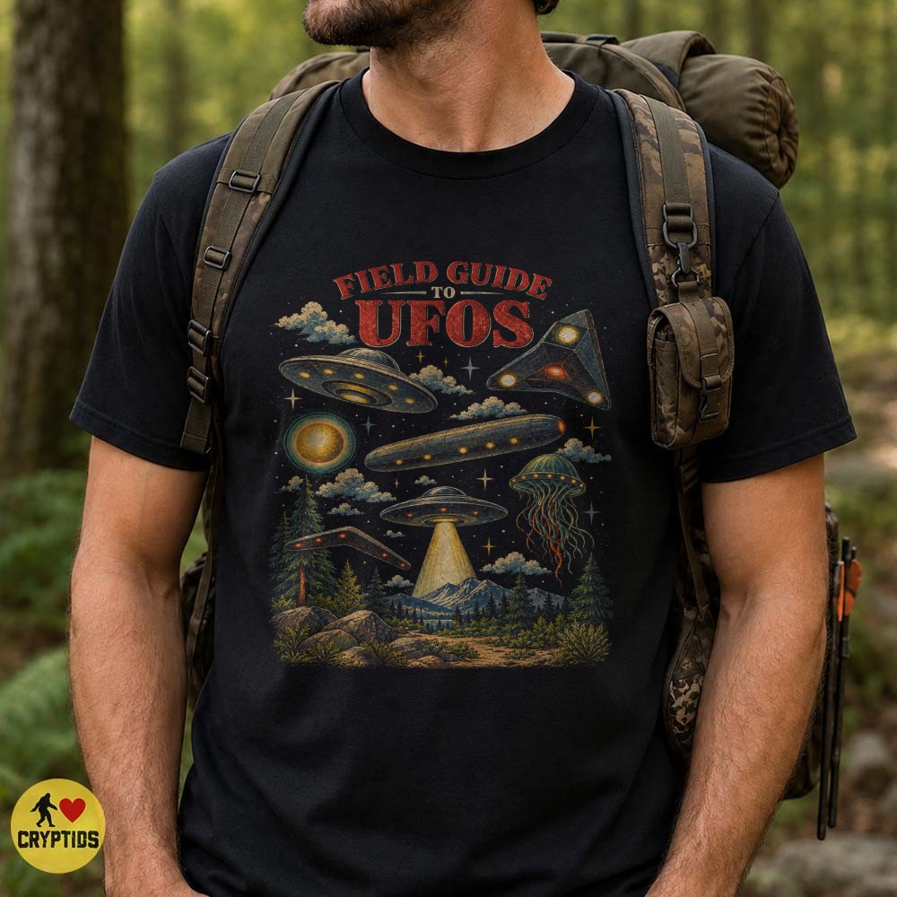 UFO Field Guide Vintage Flying Saucer Retro Sci-Fi T-Shirt 3 UFO Field Guide Vintage Flying Saucer Retro Sci-Fi Shirt