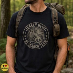 Vintage Distressed Jersey Devil Research Team Shirt