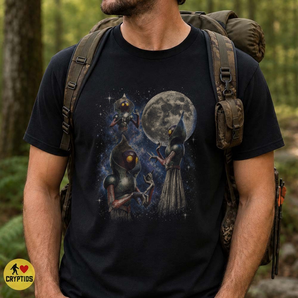 Vintage Flatwoods Monster Full Moon Cryptid Encounter T-Shirt 1 Vintage Flatwoods Monster Full Moon Cryptid Encounter Shirt